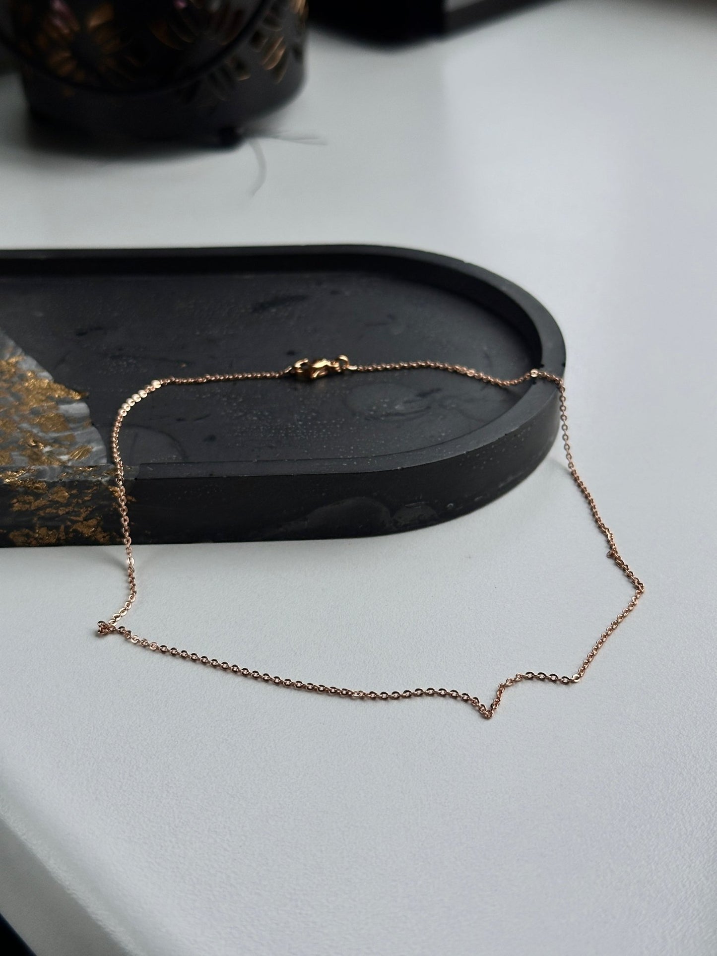 Chain 35cm (fine) gold-plated jewelry for women