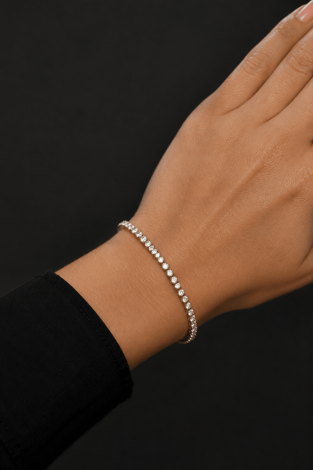 Victoria - 18k Gold Plated Tennis Bracelet with Cubic Zirconia Gold Plated Jewelry for Women