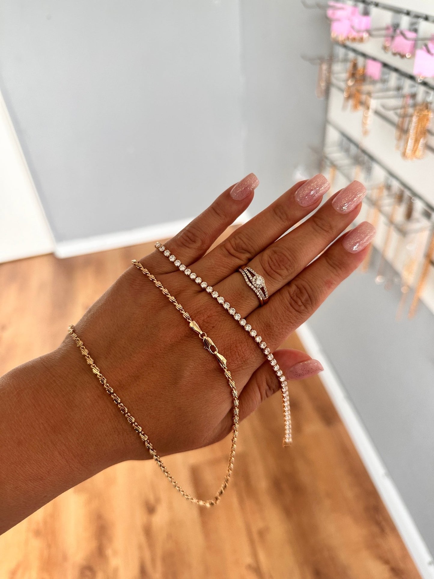 Amanda custom gold plated jewelry for women