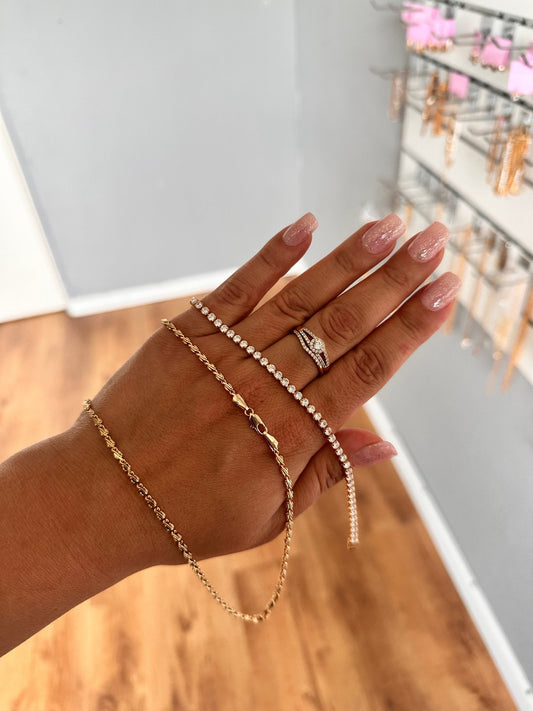 Amanda custom gold plated jewelry for women