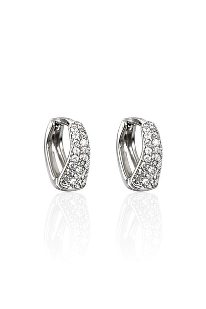 Silver-plated rings with zircons - 18k - gold-plated - jewelry