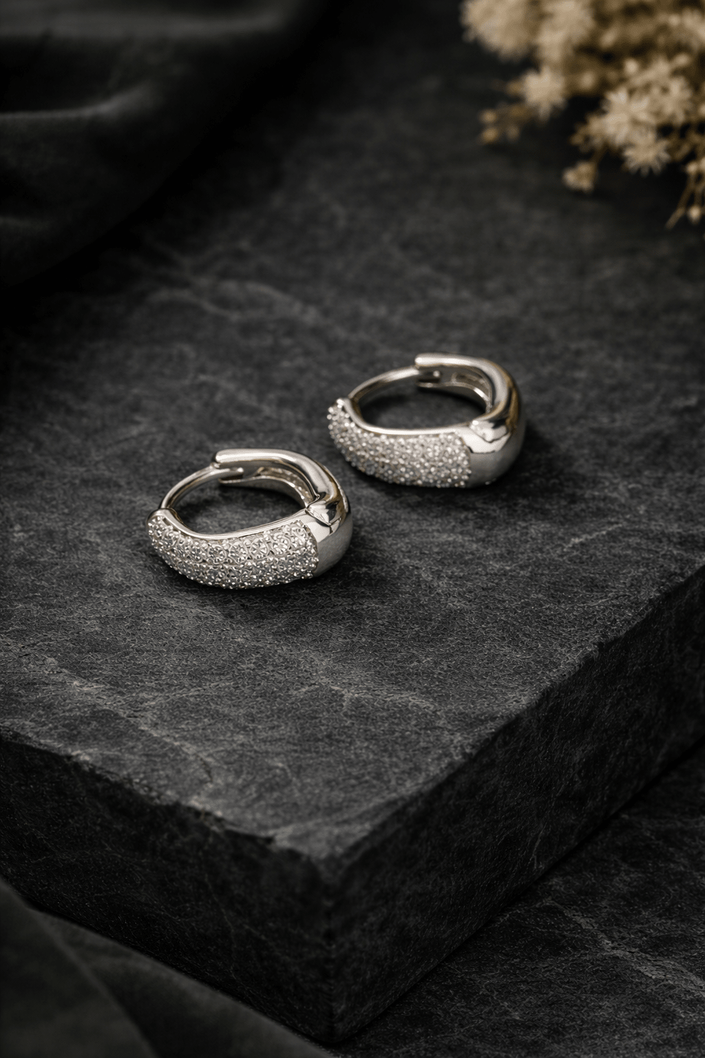 Silver-plated rings with zircons - 18k - gold-plated - jewelry