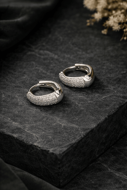 Silver-plated rings with zircons - 18k - gold-plated - jewelry