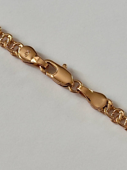 Gold-plated chain - 18k - gold-plated - jewelry