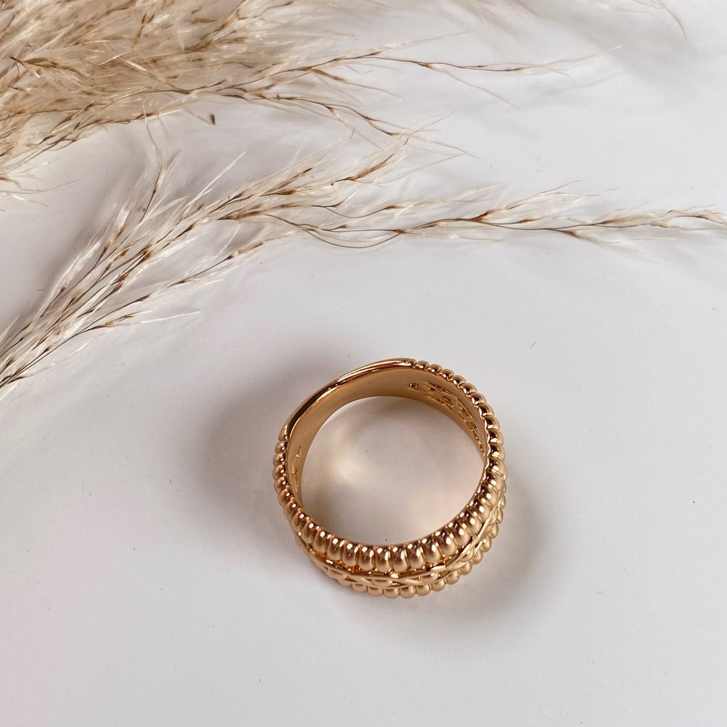 Gold Plated Wide Ring