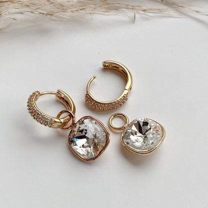 Earrings with removable pendant (Multiple colors) – ,