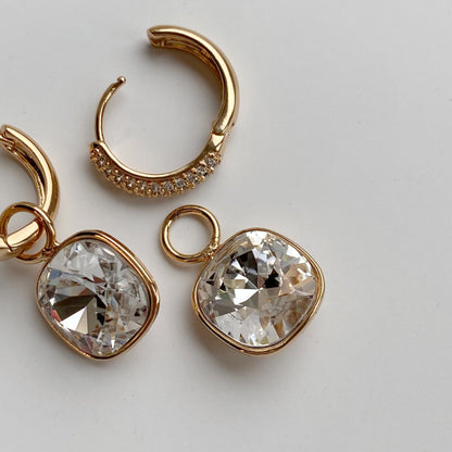Earrings with removable pendant (Multiple colors) – ,