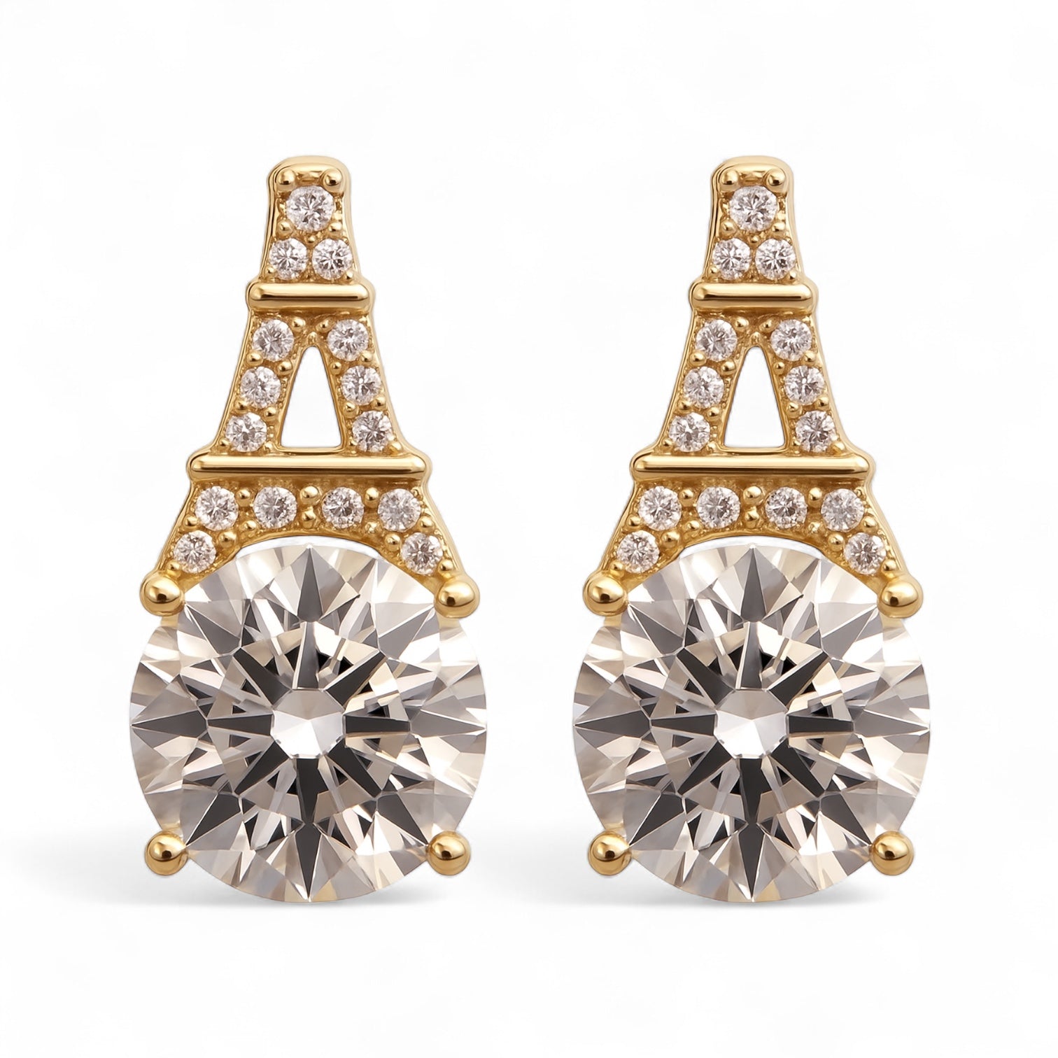 Earrings "Eiffel"
