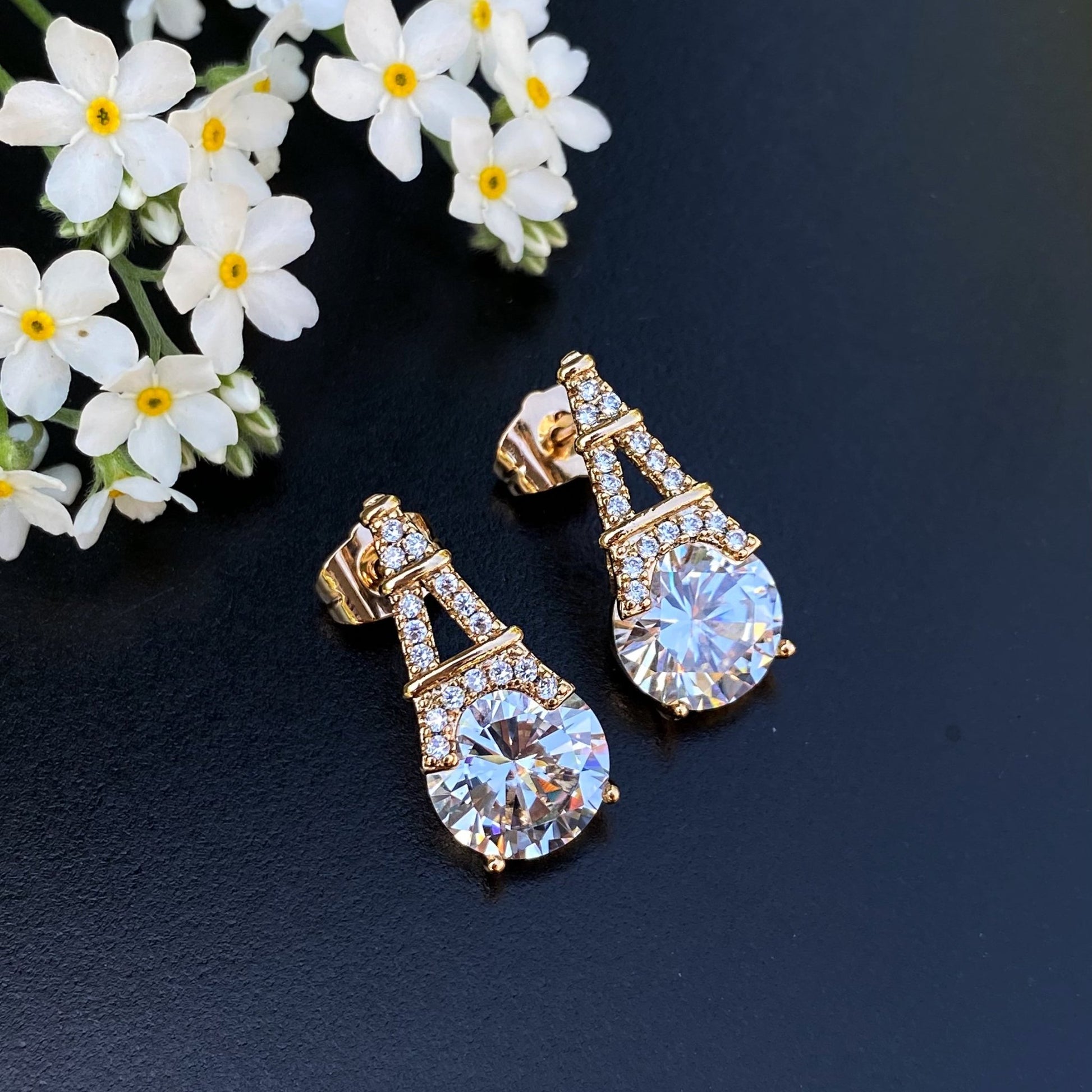 Earrings "Eiffel"