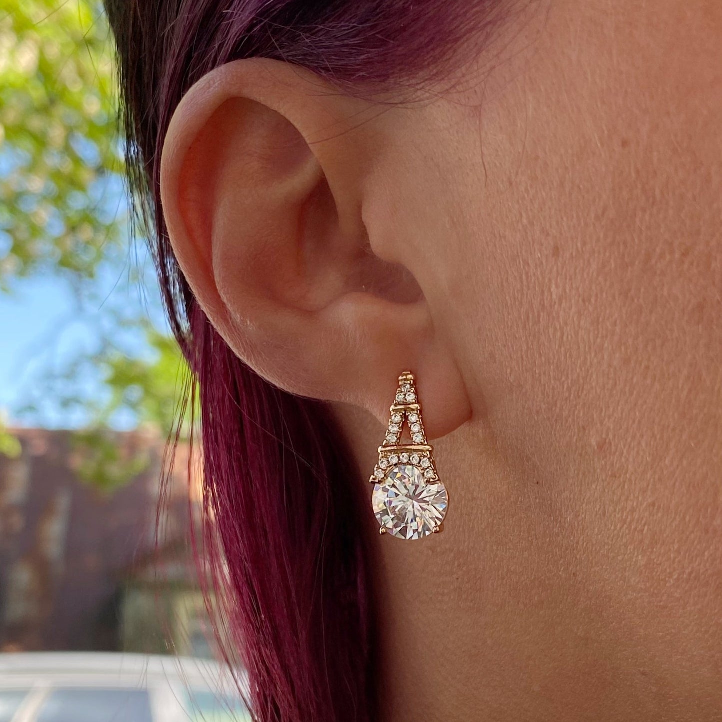Earrings "Eiffel"