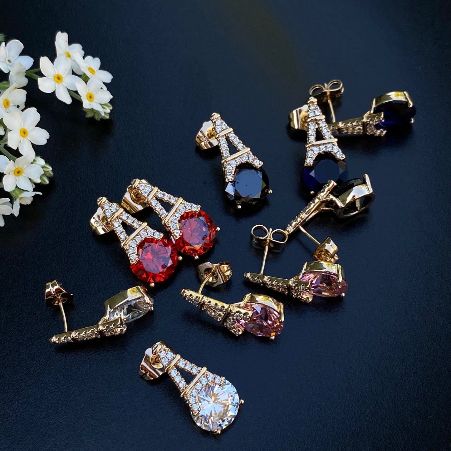 Earrings "Eiffel"