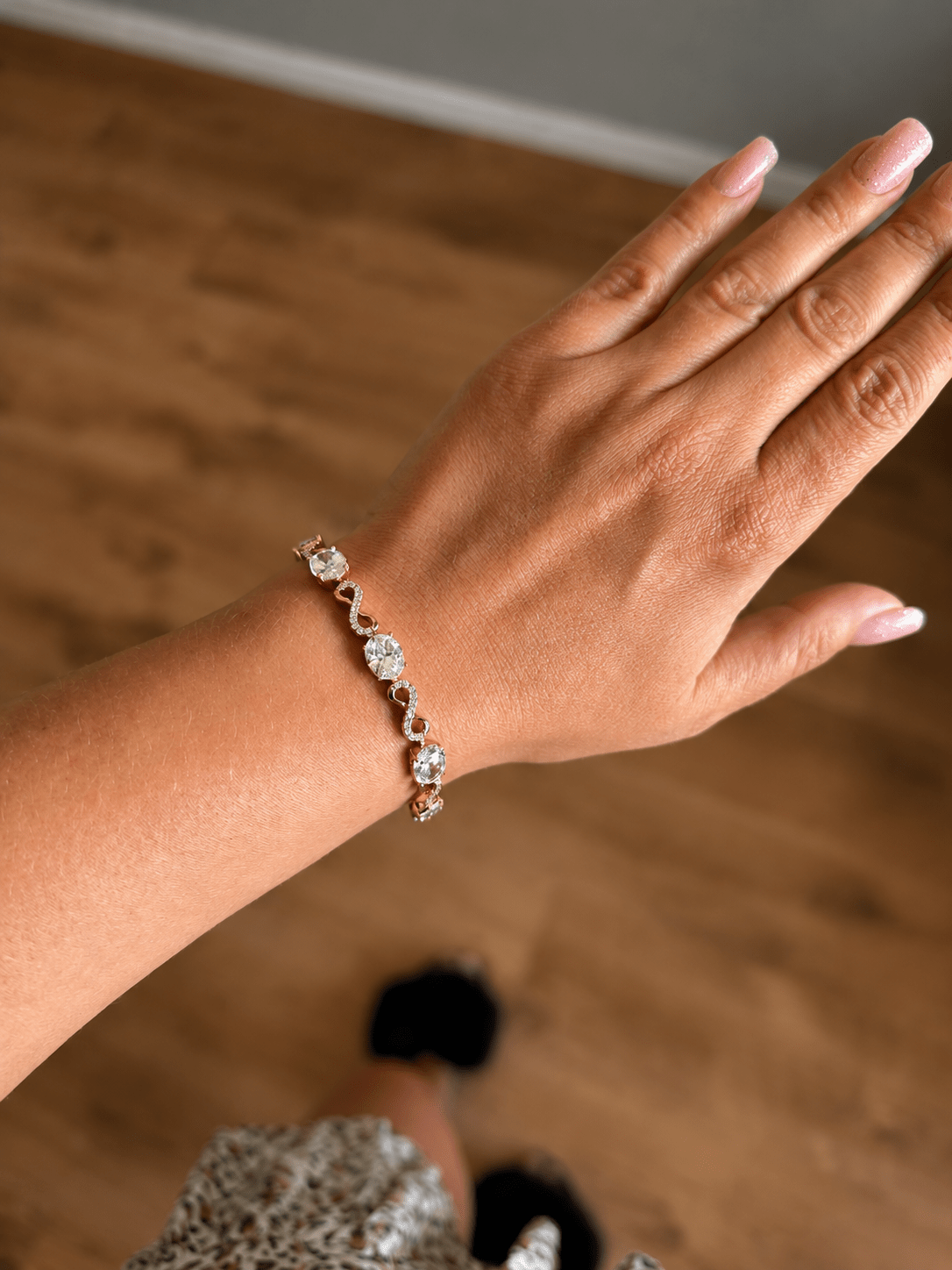 Beatrice - 18k Gold Plated Bracelet with Cubic Zirconia Gold Plated Jewelry for Women