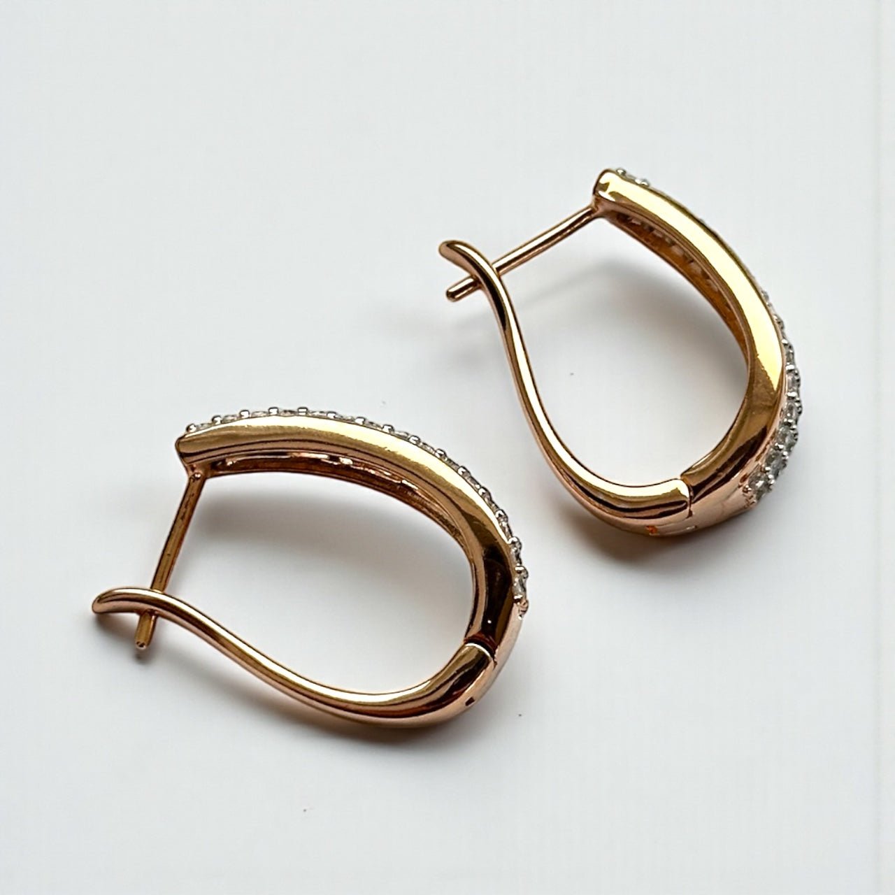 Elara – Gold Plated Cubic Zirconia Stud Earrings – Gold Plated Jewelry | Your jewelry
