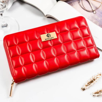 Elegant women's wallet with pique design (3 colors)