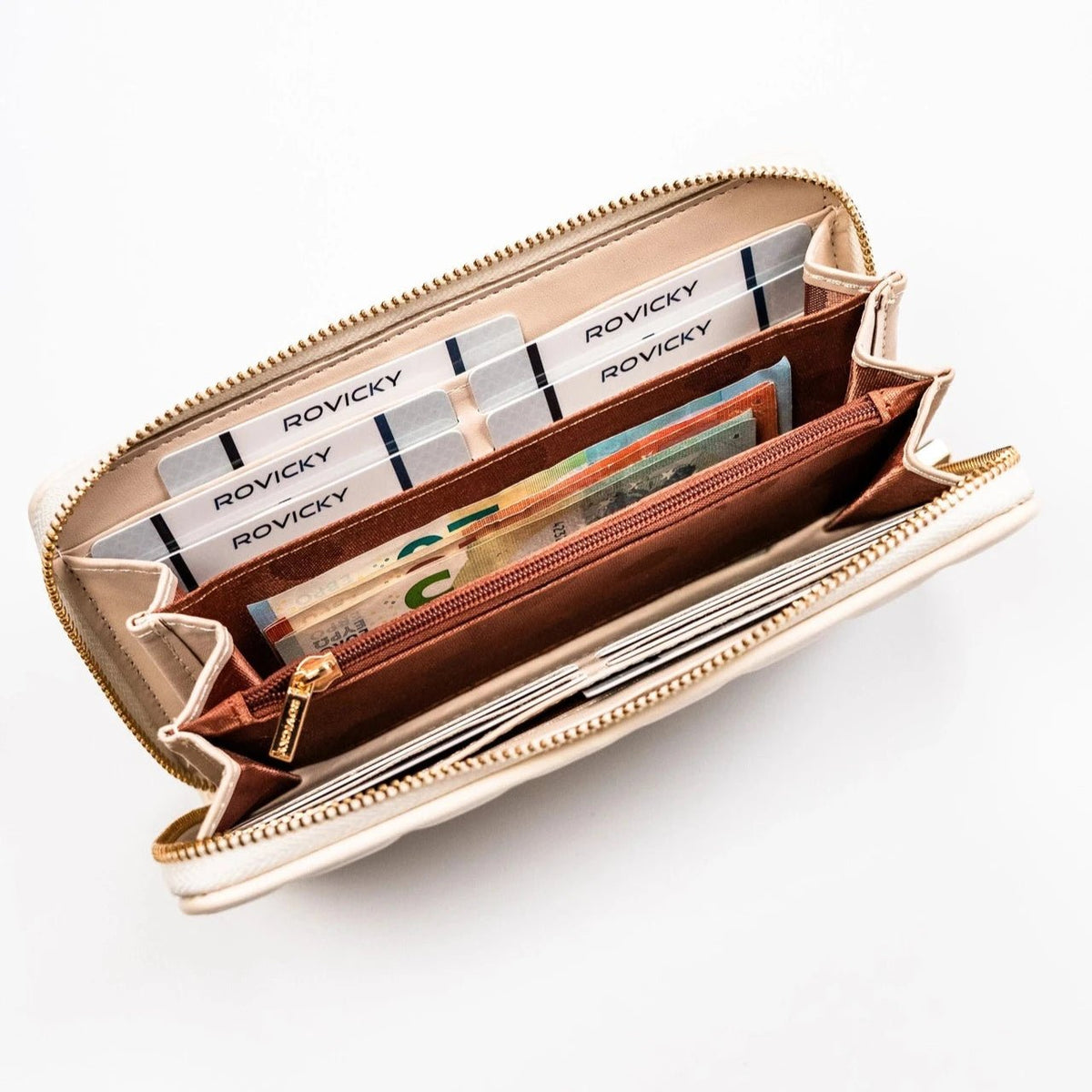Elegant women's wallet with pique design (3 colors)