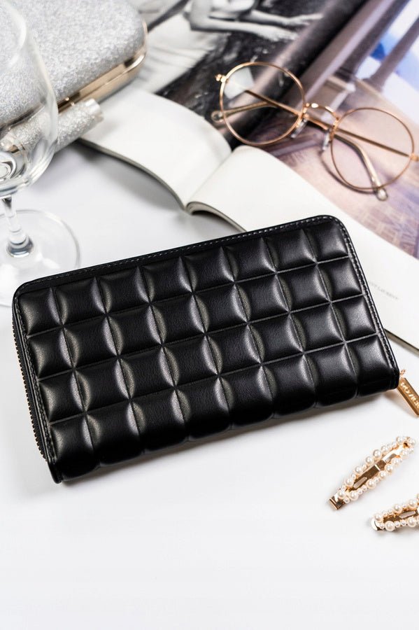 Elegant women's wallet with pique design (3 colors)