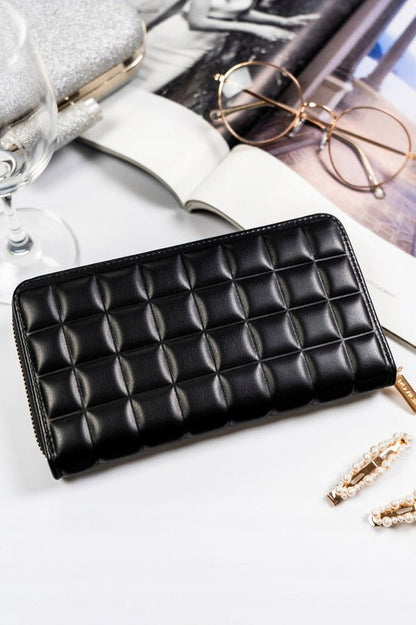 Elegant women's wallet with pique design (3 colors)