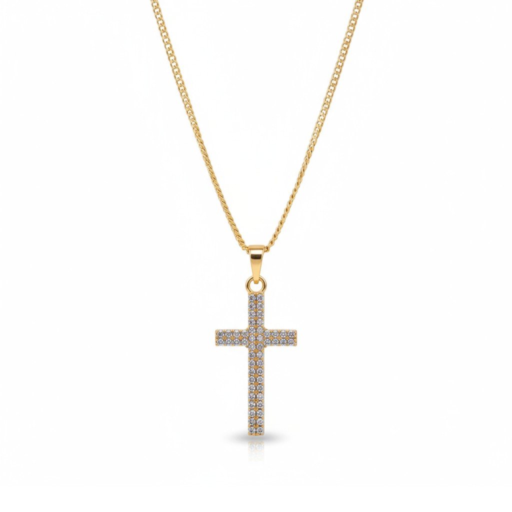 Faith Glow - Gold Plated Cross Necklace - Gold Plated Jewelry | Your jewelry