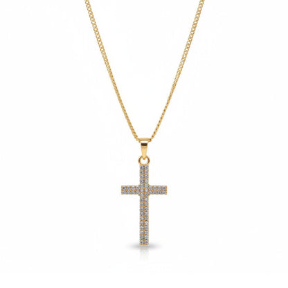 Faith Glow - Gold Plated Cross Necklace - Gold Plated Jewelry | Your jewelry