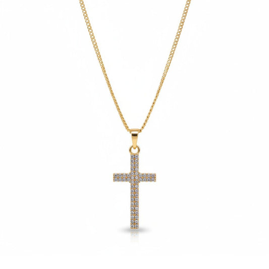 Faith Glow - Gold Plated Cross Necklace - Gold Plated Jewelry | Your jewelry