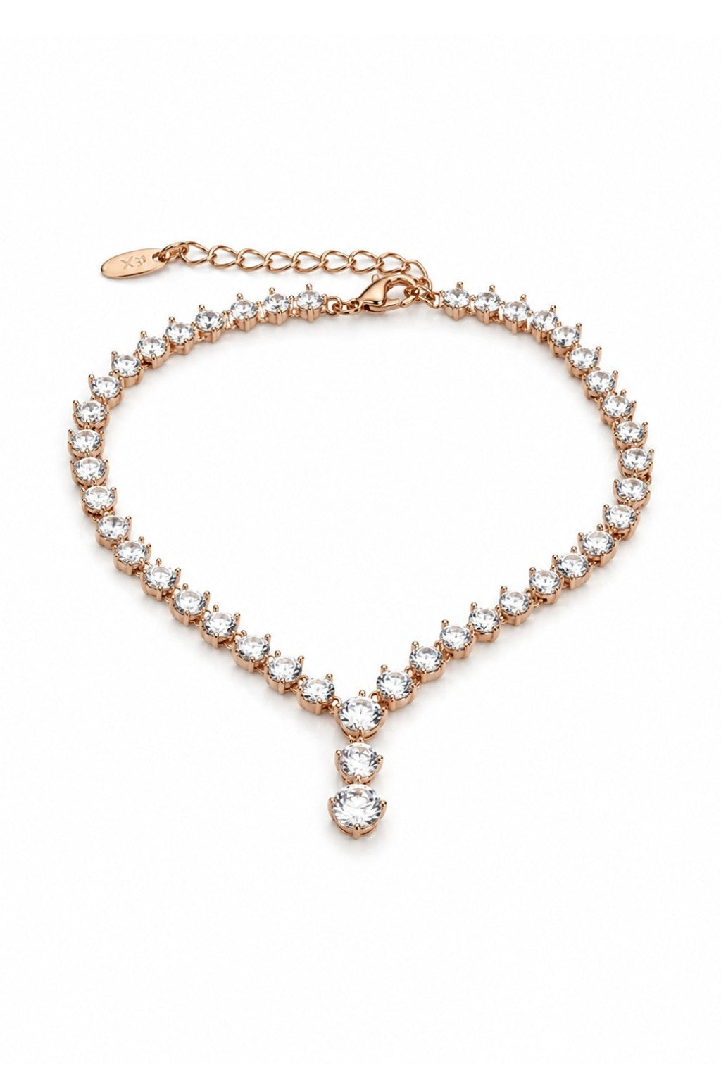 Olivia – 18k gold-plated tennis bracelet with zircons