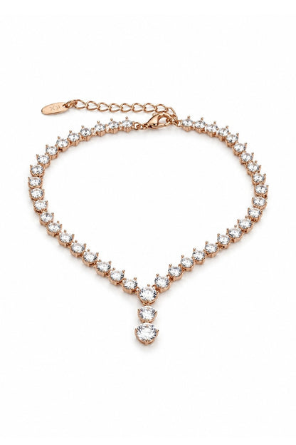 Olivia – 18k gold-plated tennis bracelet with zircons