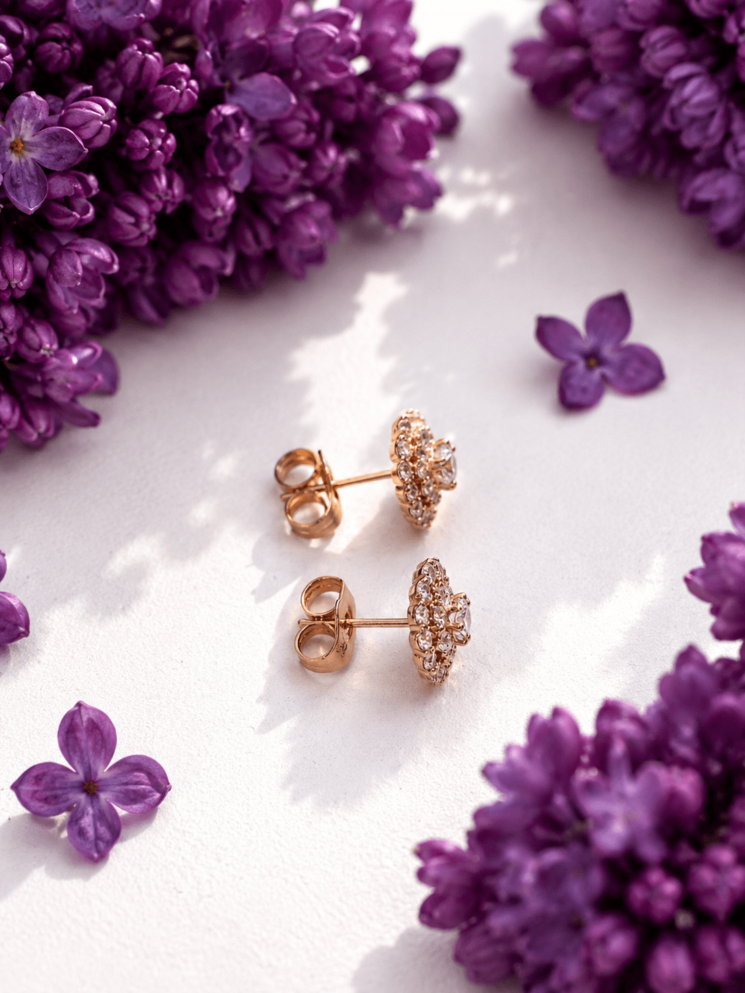 Liene - 18k gold-plated stud earrings gold-plated jewelry for women