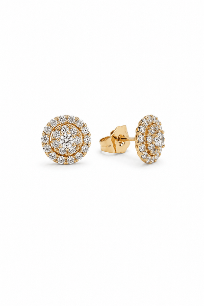 Liene - 18k gold-plated stud earrings gold-plated jewelry for women