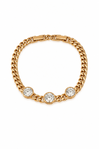 Madara - 18k gold plated chain bracelet gold plated jewelry for women
