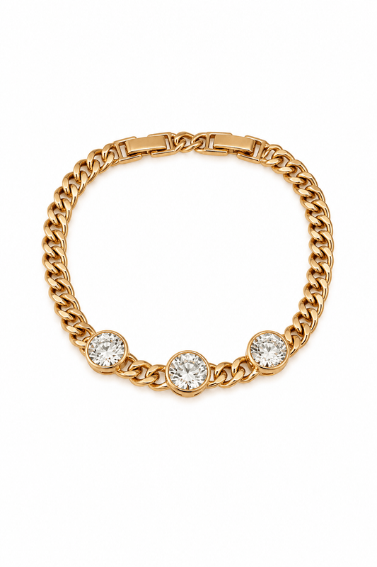 Madara - 18k gold plated chain bracelet gold plated jewelry for women