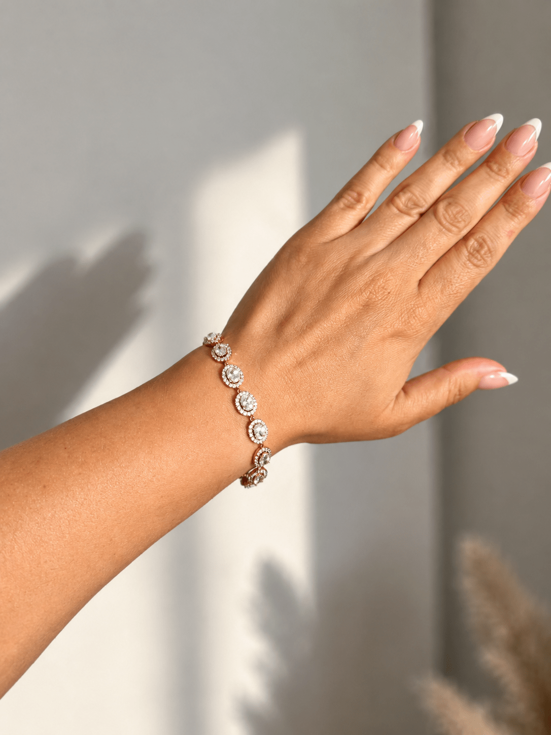 Sofia - 18k Gold Plated Bracelet with Cubic Zirconia Gold Plated Jewelry for Women
