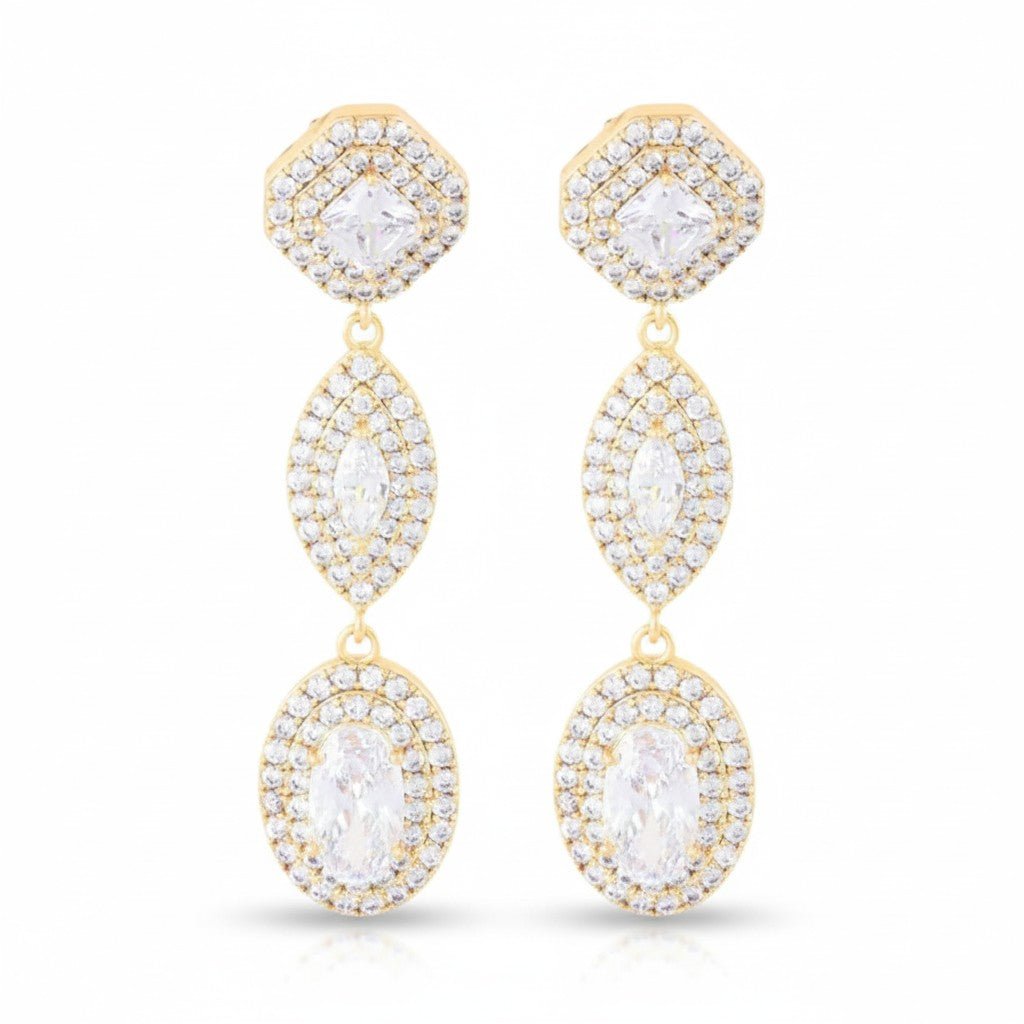  - Triple Glow – Luxurious earrings with triple glow - 1