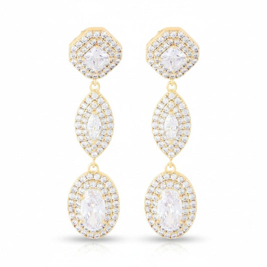  - Triple Glow – Luxurious earrings with triple glow - 1