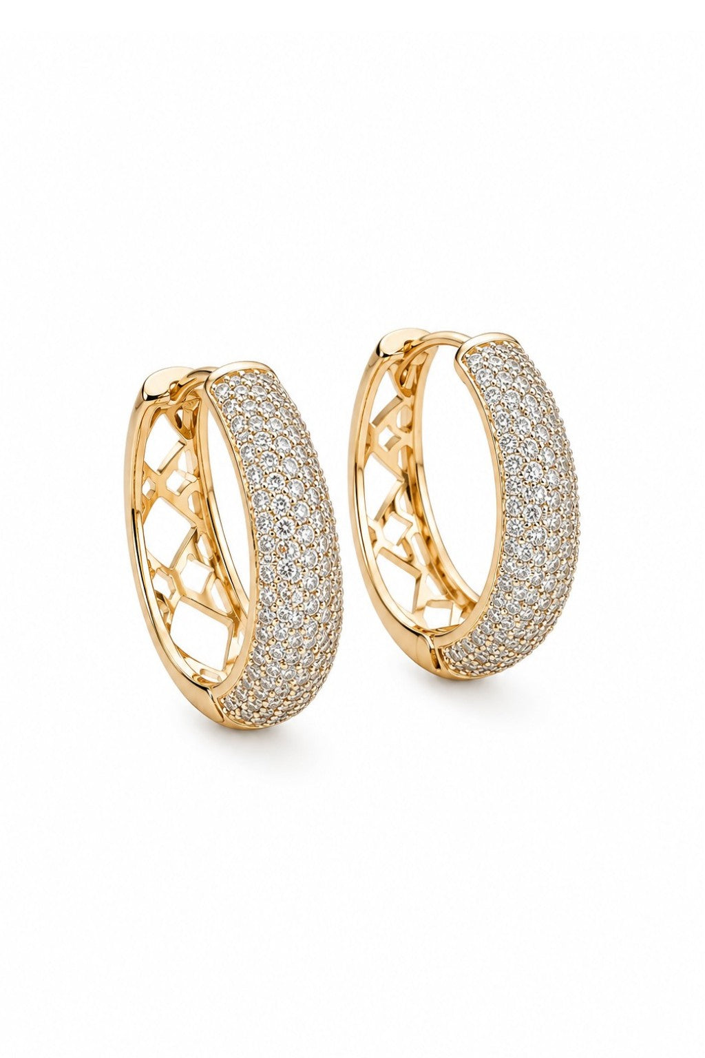 Charlotte – 18k gold-plated luxurious rings with zircons