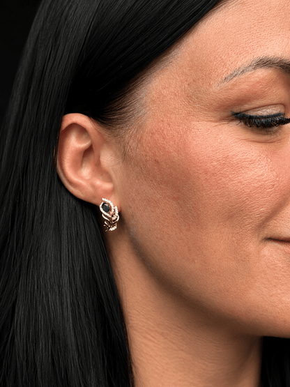 Zita – 18k gold-plated leaf earrings gold-plated jewelry for women